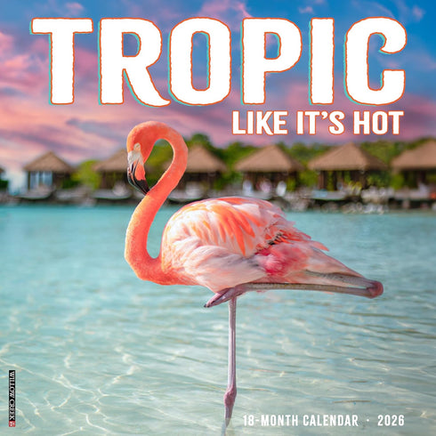 2026 TROPIC LIKE IT’S HOT  WALL CALENDAR